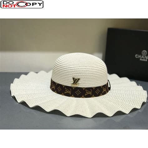 lv visor|louis vuitton straw hat.